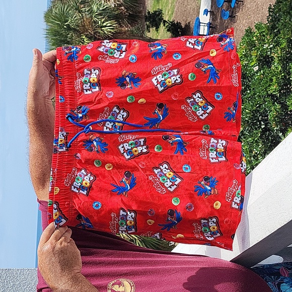 Men's novelty bathingsuit, Froot Loops, sz XL, NWT - Picture 12 of 12